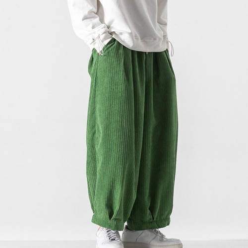 Herren cord baggy hose kung - baggy,