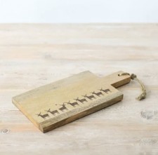 Schneidebrett Weihnachten Hirsch