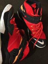 Nike Zoom LeBron Soldier 8 VIII Premium  Bright Crimson White Black 