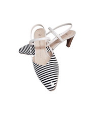 Pumps Peter Kaiser Gr. 4,5 schwarz/weiß Slipper Damen – NEU