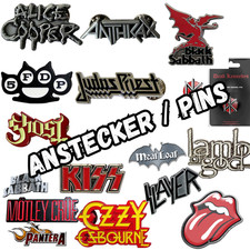 Rock & Metal Pins / Anstecker