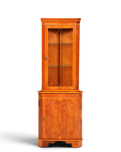 Englische eckvitrine eibe - englische,