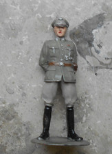 vollplastische milit. Zinnfigur, ca. 5,5 cm hoch, bemalt, BW? gemarkt "Andrea"