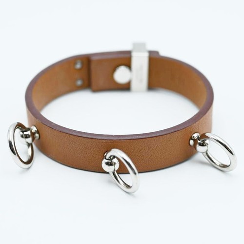 Hermes anneau leather bracelet - anneau,