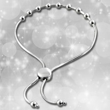 Damen Armband Kugelkette 925