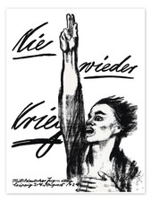 Poster nie wieder krieg - wieder,