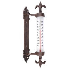 Fensterthermometer Lilie