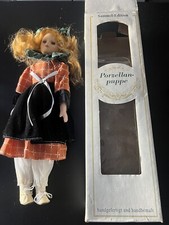 Porzellan Puppe Mädchen, handgefertigt, handbemalt, Sammel-Edition OVP