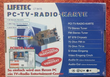 LIFETEC PCI PC TV Radio Karte PCI TV Radio KARTE