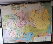 Rollkarte, Schulwandkarte