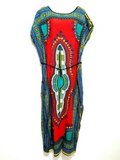 Maxikleid Strandkleid Sommerkleid Kaftankleid Kaftan Kimonoärmel Gr. M - 3XL