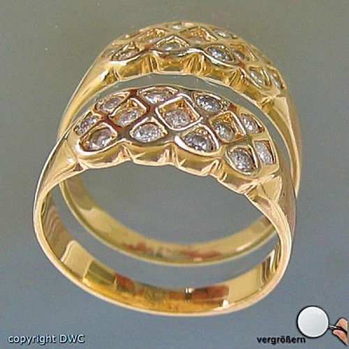 Ring mit brillant diamanten - diamanten, in