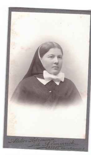 Cdv foto 1900 - um, frau