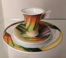 Rosenthal Mythos Dekor Icaria Kaffeetasse Gedeck 3. tlg Tasse Untere Teller 1. W