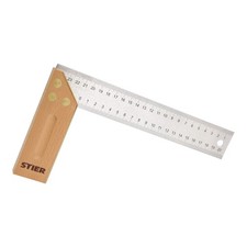 STIER Anschlagwinkel Schreinerwinkel 90° 45° Messwinkel 250-300 mm