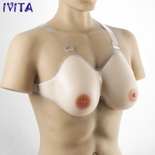 IVITA FF Cup 6XL Strap-on Silikonbrüste Groß Brust Transgender Fake Boobs