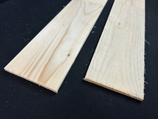 10 Holzbretter Kiefer/Fichte keilgezinkt ca.9x125x1150mm einseitig geh./sägerau
