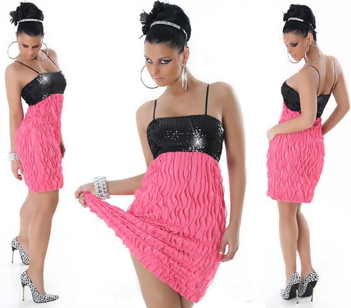 Partykleid glitzer minikleid - glitzer,