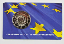 2 Euro Lettland EU-Flagge