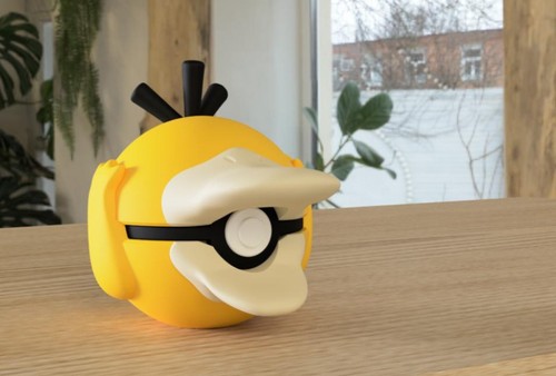 Enton pokéball figur deko - enton,
