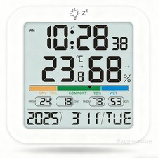 Thermo Hygrometer Digital Thermometer Luftfeuchtigkeit LCD Temperaturmessgerät