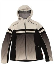 CMP Damen Windbreaker Jacke mit Kapuze IT 44 mittelgrau Colourblock BX16