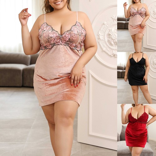 übergröße damen samt sexy - Übergröße,