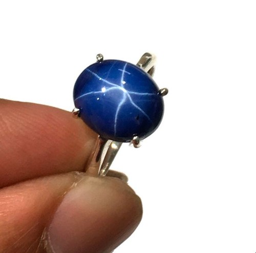 Schöner blauer stern saphir - schöner,