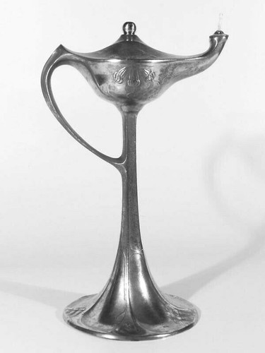 Kayserzinn jugendstil art - jugendstil,