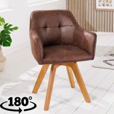 Moderner Drehstuhl ZIRA braun