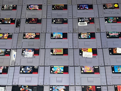 Super nintendo snes authentic - super,