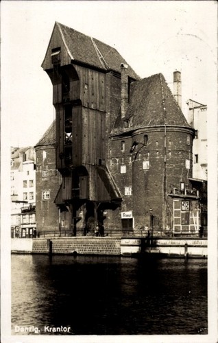 Gdańsk danzig krantor - ak,