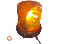 1990er X4-TECH rotierende SIGNALLAMPE orange für 230V