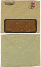 44167 - Mi.Nr. 312 - Beleg - Lehnkering & Cie. - Duisburg 6.10.1923