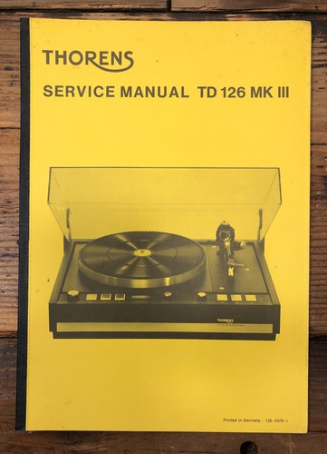 Thorens 126 mkiii mk3 - thorens,