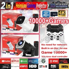 Beamer Full HD 4K 1080P LED Projektor Heimkino 5G WiFi Bluetooth HDMI Android 11