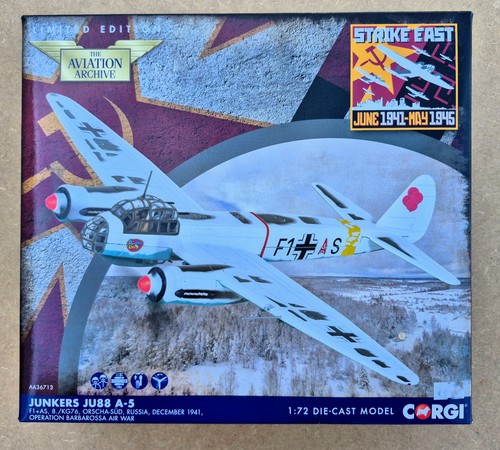 Corgi aa36713 junkers - corgi, ju88