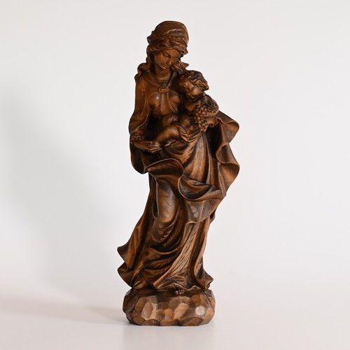 Madonna heiligenfigur holz - heiligenfigur,