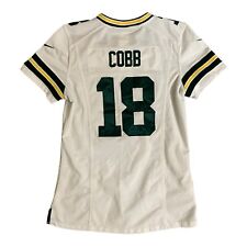 Green Bay Packers S Cobb 18 Nike Football NFL Trikot Damen Weiß Retro