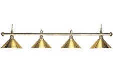 Billardleuchte Billardlampe Lampe  Leuchte ELEGANCE 4 - flammig messing Ø 35cm