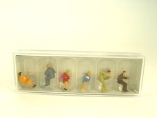 Sitzende Personen -  Preiser HO Figuren  1:87  - 10103   - #358  #E   - gebr.