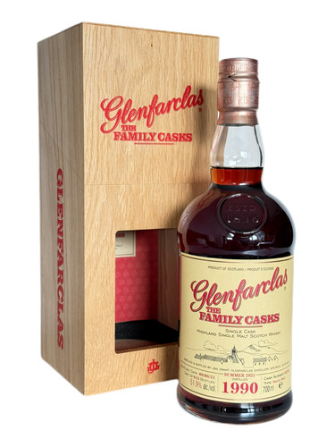 Glenfarclas 1990 family cask - glenfarclas,
