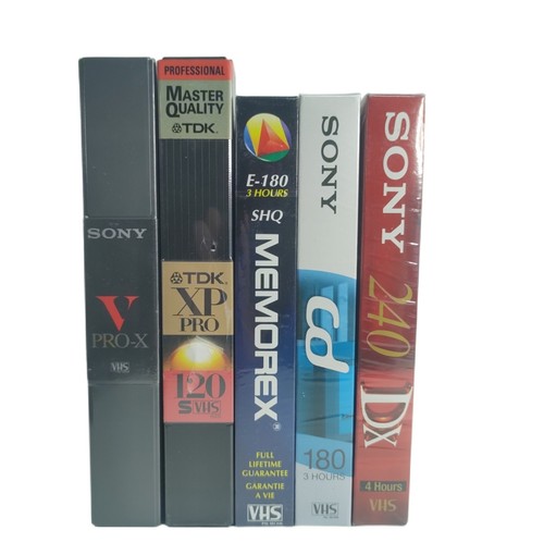 Vhs leerkassetten sony tdk - vhs,