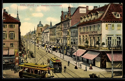 Karlsruhe westliche - ak,