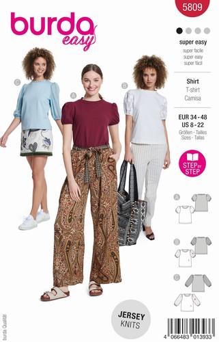 Schnittmuster damenshirt mit - schnittmuster,