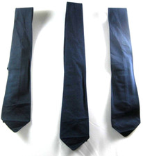 3 stk NVA Schlips Luftwaffe Pilot Krawatte NVA Uniform Faschingsartikel blau !!!