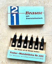 SHOPRETOURE!  Vintage BRAUSE Federn für Füller #3032 (6 Stück)
