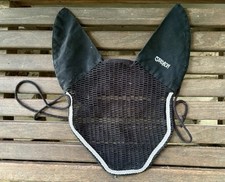 Eskadron Fliegenohren, Fliegenhaube Für Pferde, WB, Schwarz/ Gold , Nr.9