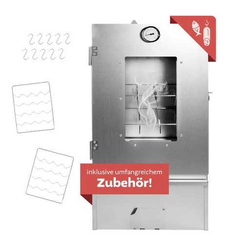 Räucherofen mit umfangreichem