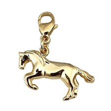 Anhänger Charm Pferd Gold 333